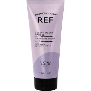 Vlasová regenerace Ref Stockholm Colour Boost Masque vyživující barevná maska 200 ml Platinum Blonde + Prodloužená možnost vrácení zboží do 30 dnů.