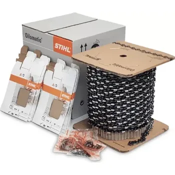 Pilový řetěz Řetězová role 50 stop STIHL 3/8 -1,6mm - 820čl. tvrdokov RD (36830000820) (Řetěz STIHL RD 3/8", 1,6 mm, 820 článků. Speciální řetěz Rapid Duro STIHL z tvrdokovu (Widia) pro nejnáročnější aplikace, jako je řezání špinavého dřeva a demoliční práce.)