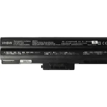 Baterie k notebooku VHBW Baterie pro Sony Vaio VGP-BPS13 / VGP-BPS21, černá, 4400 mAh