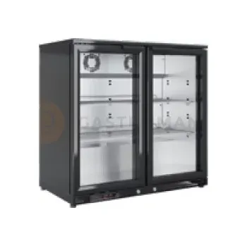 Chladicí barová skříň, černá 925x565x900 mm | ASBER, ERMA-250