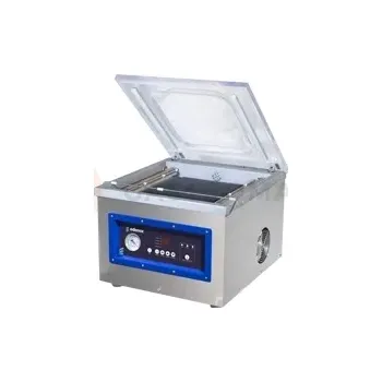 Vakuová balička s dvojitou svářecí lištou 400 mm, komora: 445x440x75 mm | ASBER, VAKSIC-20 2A E