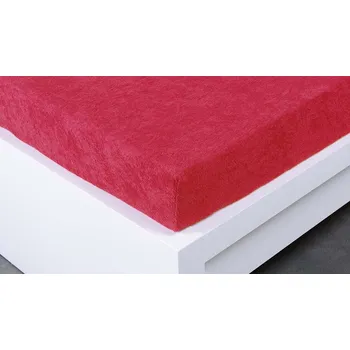 Prostěradlo Froté prostěradlo 90 × 200 cm Exclusive – malinové