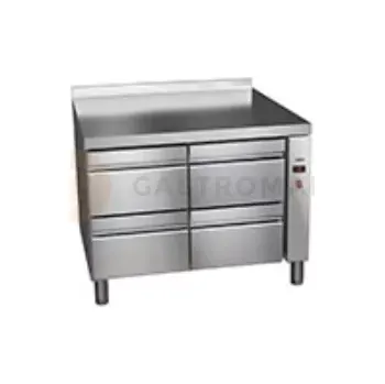 Chladicí stůl 700 mm se zásuvkami GN 1/1 bez agregátu 1042x700x850 mm | ASBER, ETP-7-102-04 R HC SB40 Essenzial Line