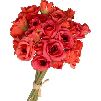 umělá květina RŮŽE KYTICE RŮŽÍ UMĚLÉ KVĚTINY 9X