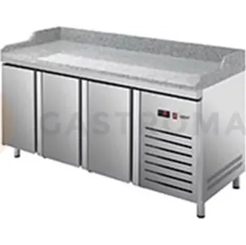 Chlazený pizza stůl 800 mm CZ 400x600 mm 2017x800x850 mm | ASBER, ETP-8-200-30 HC GR
