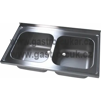 Nerezový dřez OEM Dvoudřez 1200x600 2x(500x500x300)