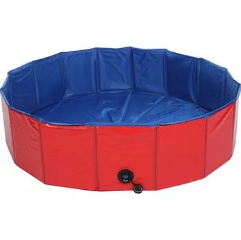 Hračka pro psa Splash bazén pro psy červená průměr 120 cm