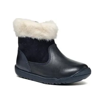Dámské kozačky Kozačky Geox B Macchia Girl B464PC 08522 C4002 Tmavomodrá 18