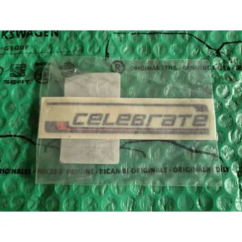 Blatník karosérie Originální díl Škoda nápis na blatník Škoda Octavia I (1U) "CELEBRATE" 1U0853431ACHH5