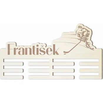 Věšák na medaile hokejista