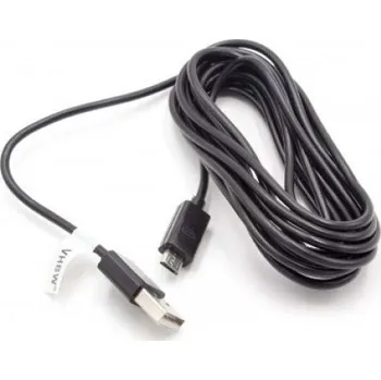 Datový kabel VHBW Datový kabel z USB-A na MicroUSB 2.0, černý, 3,0 m