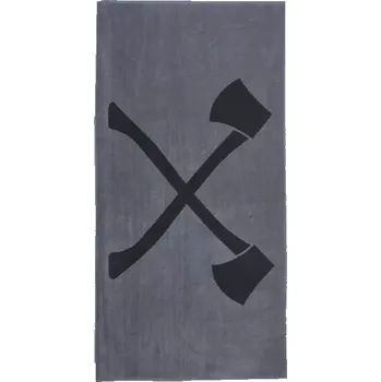 Ručník Ručník AXE STIHL (04216000049) (Stylový šedý ručník s výraznými zkříženými sekyrami dokonale doplňuje osušku ve stejně velkorysém designu.)