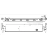 TYC Chladič, chlazení motoru 737-0070