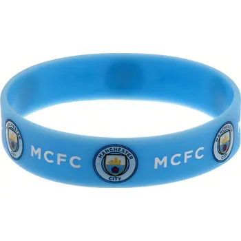 Náramek MANCHESTER CITY FC Silikonový Náramek Manchester City FC, modrý