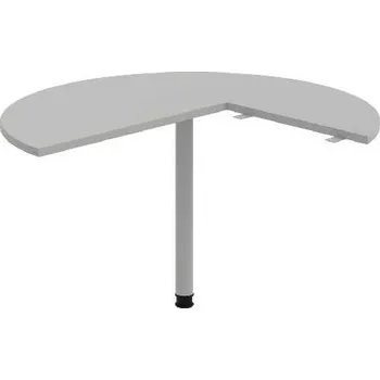 Kancelářský vozík HOBIS přídavný stůl jednací levý - FP 22 L N, šedá + doprava zdarma