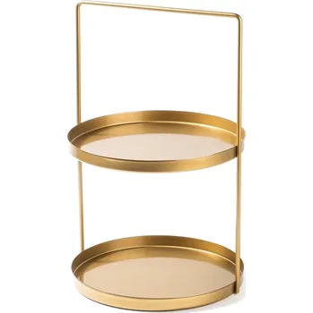 Šperkovnice Dekorativní stojan na šperky ve zlaté barvě, 33 x 21 cm + vyzvednutí ZDARMA