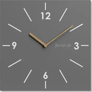 Hodiny Nástěnné hodiny SCANDIC 30 cm - šedé