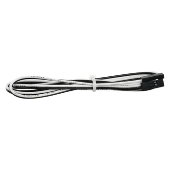 Příslušenství k 3D tiskárně 2P color black and white cable length 80cm, one end 2.54 DuPont female 2P, one end DuPont female 1Px2