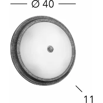 Stropní svítidlo KOLARZ Milord, Ø 40 cm, pozlacené 24 karátovým zlatem zlato 3 x 60 W - Doprava zdarma