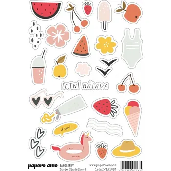 samolepka Papero amo - Samolepky arch - LETNÍ NÁLADA