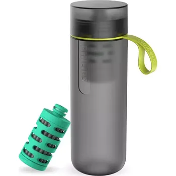Láhev Filtrační cestovní láhev, 590 ml, potravinářský plast LPDE bez BPA, šedá - Philips