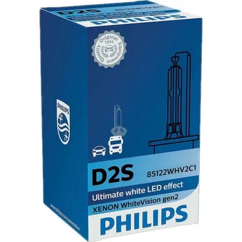 Povinná bezpečnostní výbava PHILIPS D2S 35W P32d-2 Xenon WhiteVision