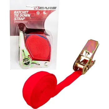 Upínací popruh 4CARS ráčnový popruh bez háčků 5M, 100KG