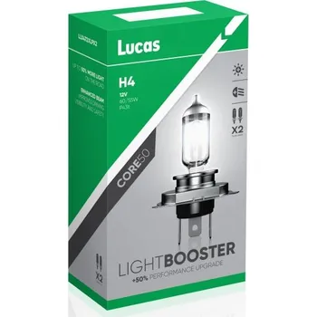 Autožárovka LUCAS H4 Light Booster +50% P43t 12V 60/55W