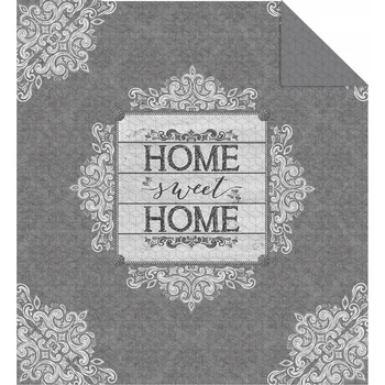 Přehoz na lůžko Přehoz na postel Detexpol z mikrovlákna 170 cm x 210 cm šedý