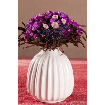 Váza Paramit TOLEDO Váza bílá 15 cm