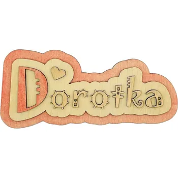 Dětská jmenovka na dveře Barva: Růžová, Velikost: 15 cm