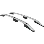 Turtle Crown podélníky na Opel Zafira Life L2 2019-2024 fixní body, stříbrné (fixní body, délka vozu L2)