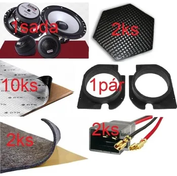 Auto Hi-Fi Sada adaptérů tlumicích podložek reproduktorů Škoda Octavia I