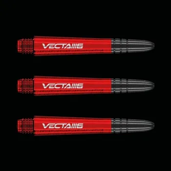 Příslušenství pro šipky Násadky Winmau VECTA Short Blade 6 Red