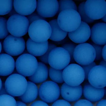 Dětské navlékací korálky Pro Háčkování Korálek neon skleněný 8 mm 20 ks modrý