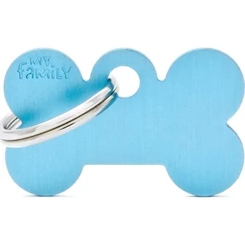 psí známka MY FAMILY SMALL BONE ALUMINIUM SMALL