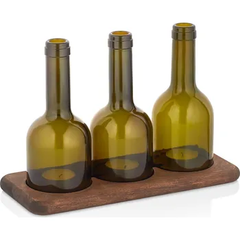 Svícen Dekorativní svícen - LAHVE, 11 x 28 x 20 cm DOPRODEJ + vyzvednutí ZDARMA