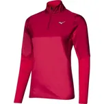 Dámská mikina Mizuno Hybrid LS HZ /Rose Red XS