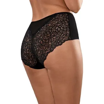 Kalhotky Kalhotky s vyšším pasem a krajkou 143 černé S