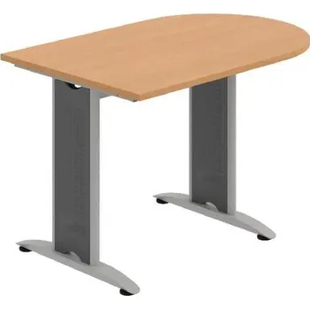 Kancelářský vozík HOBIS přídavný stůl jednací oblouk - FP 1200 1, buk + doprava zdarma