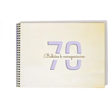 Narozeninové fotoalbum s věkem Barva: Fialová, Počet listů: 30 +20Kč