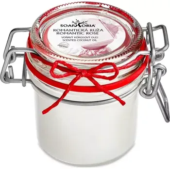 Romantická růže - voňavý organický kokosový olej