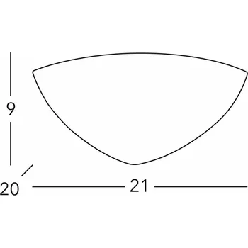 Lampička austrolux KOLARZ Bisquitte nástěnné svítidlo, bílé, šířka 21 cm, sádra bílá 1 x 60 W - Doprava zdarma