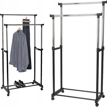 Věšák Stojanový věšák kovový K&M černý