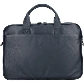 Pánská aktovka Pánská kožená taška přes rameno Hexagona Tango - modrá