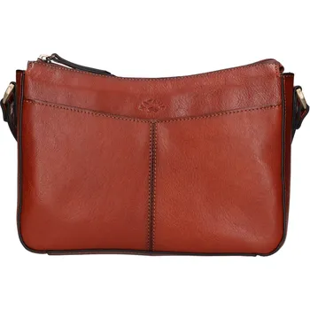 Kabelka Kožená dámská crosbody kabelka Katana Belinda - hnědá