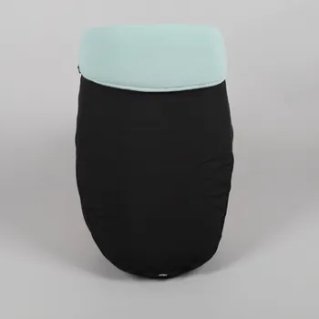 Nánožník Hajan Nánožník pro kočárky Thule Urban Glide 3 Teplákovina výběr barvy Vrchní strana: Softshell černá, Vnitřní strana: Žebro mid blue Univerzální nánožník