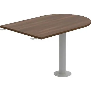 Kancelářský vozík HOBIS přídavný stůl jednací oblouk - FP 1200 3, ořech + doprava zdarma