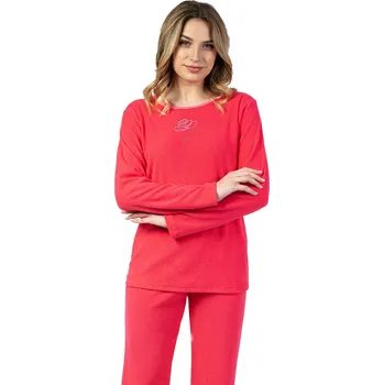 Dámské pyžamo Regina dámské pyžamo s dlouhým rukávem 677 froté