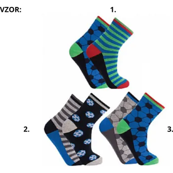Fuski Ponožky sada 2ks - Giovanni kluk vzor 1. Velikost ponožek: 23-26